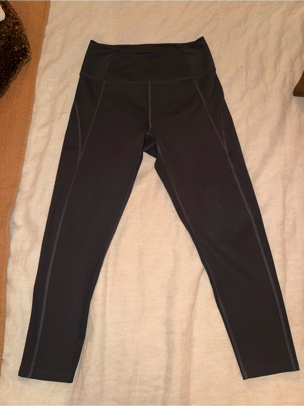girlfriend collective Dark Grey High-Rise Compression Leggings